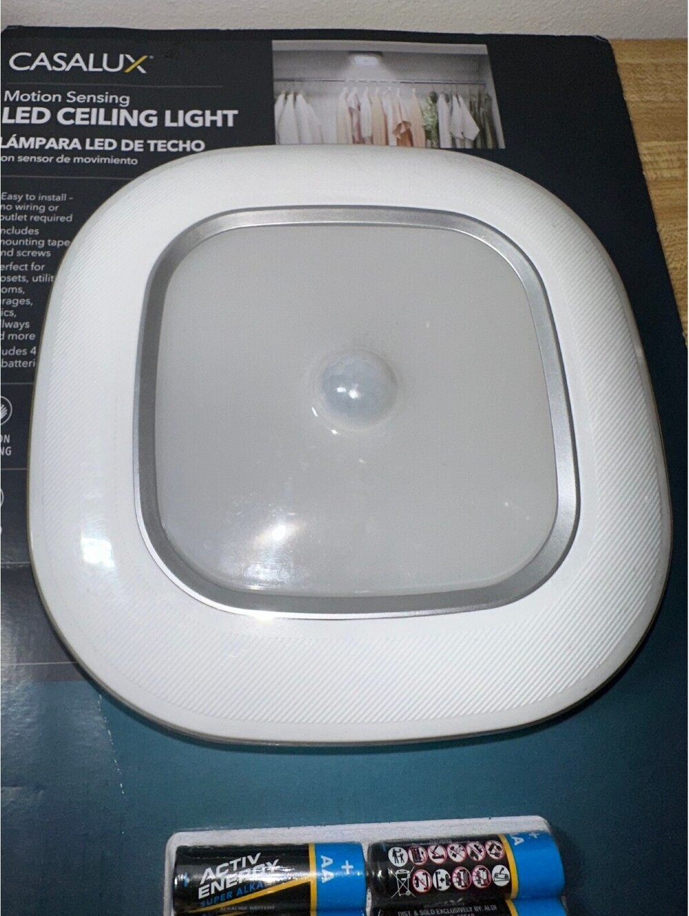Casalu Motion Sensing LED Ceiling Light White Easy Install
